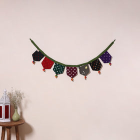 Multicolor - decorative handmade fabric toran 38