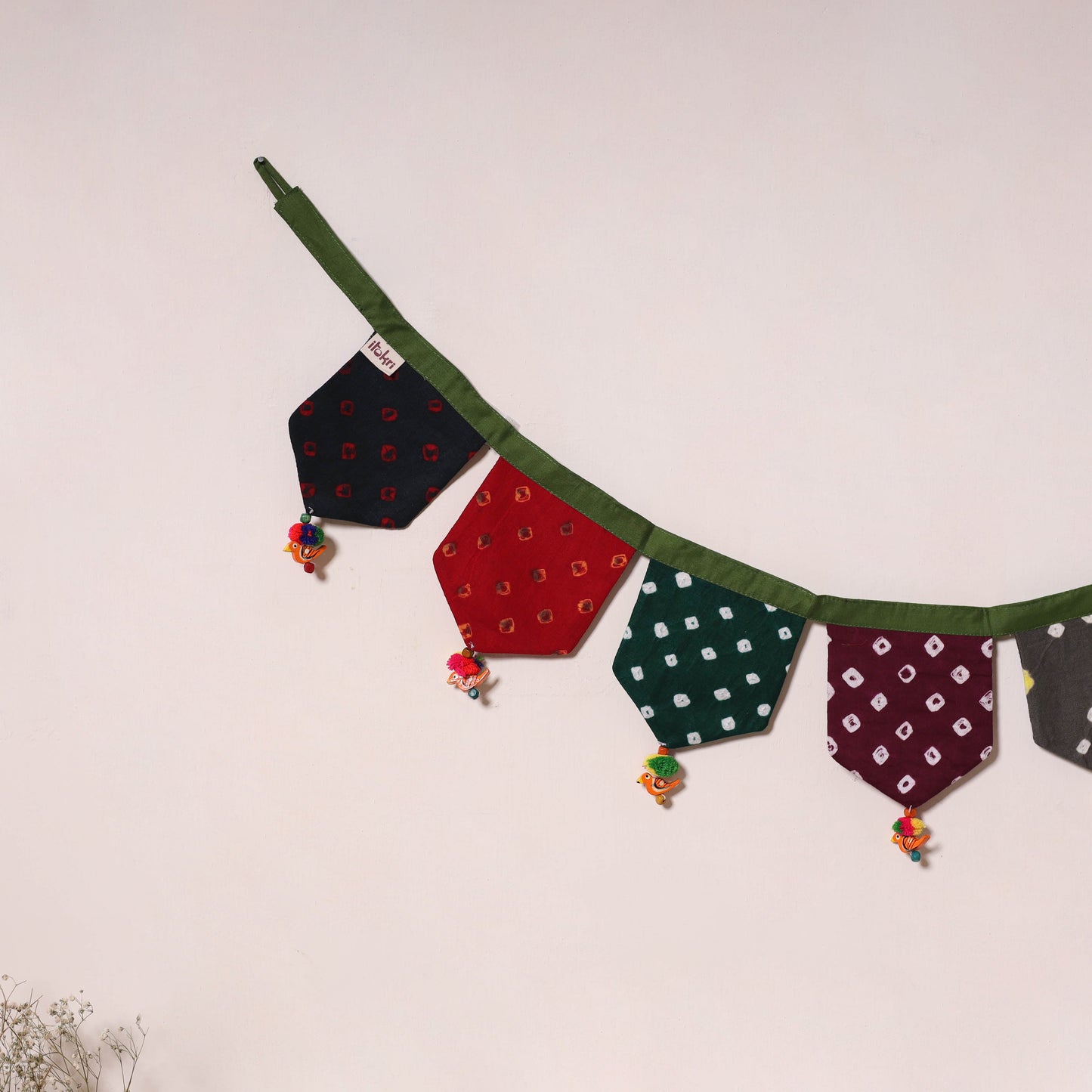 Multicolor - decorative handmade fabric toran 38