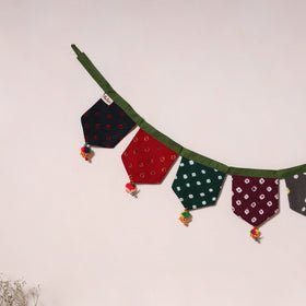 Multicolor - decorative handmade fabric toran 38