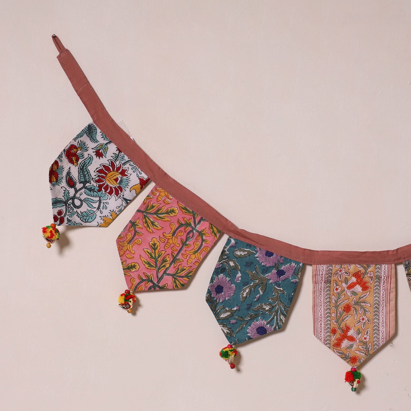 Multicolor - decorative handmade fabric toran 39