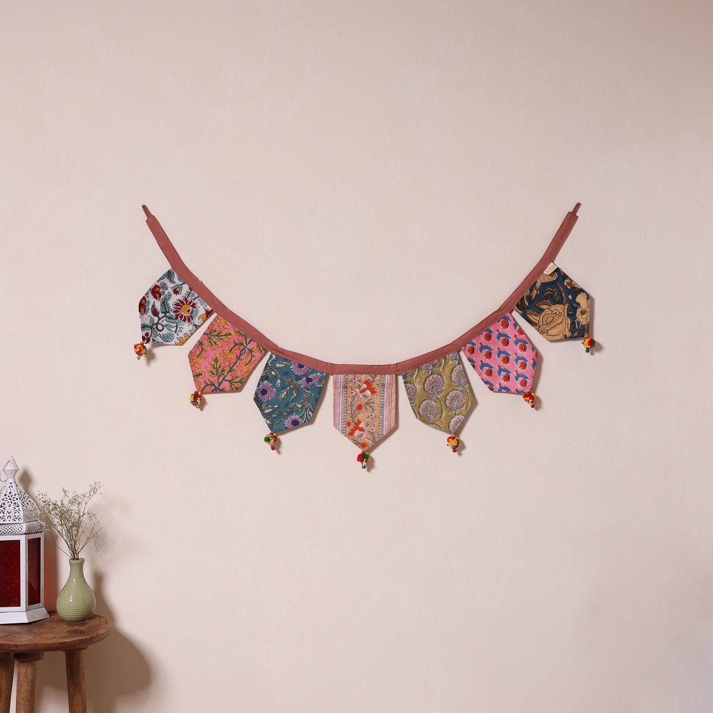 Multicolor - decorative handmade fabric toran 39