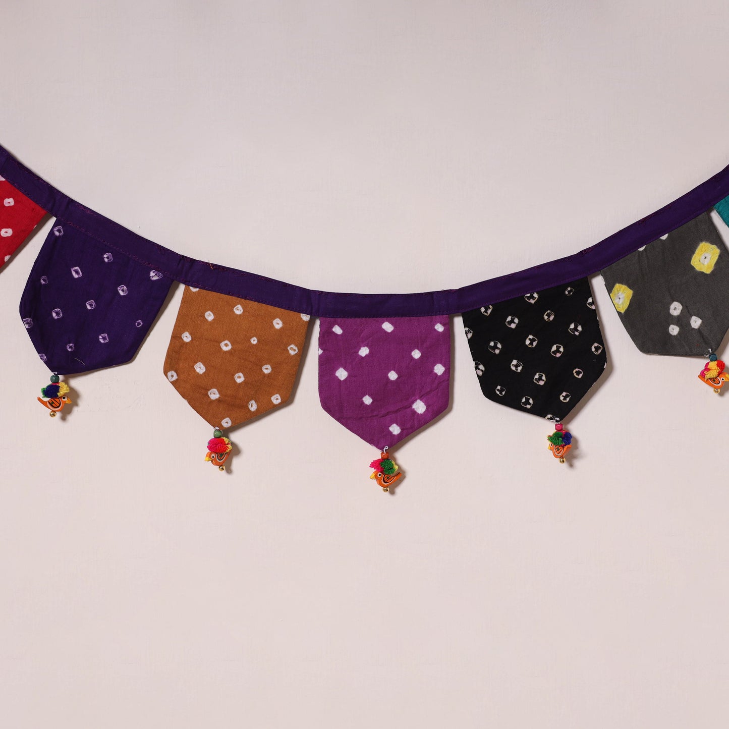 Multicolor - decorative handmade fabric toran 40