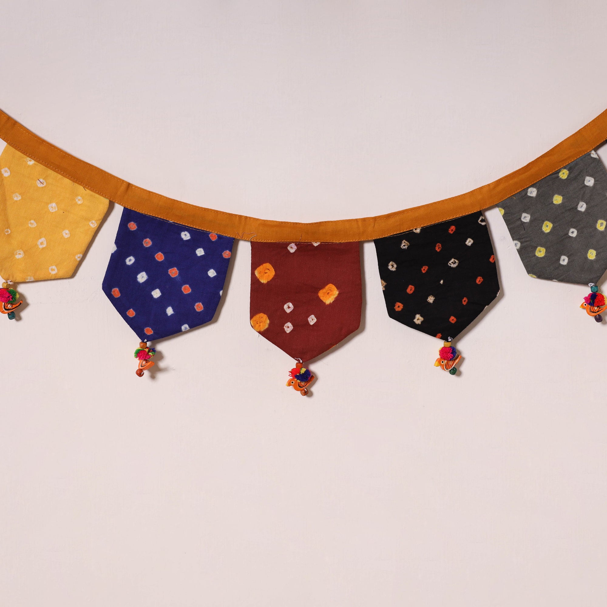 Multicolor - decorative handmade fabric toran 42