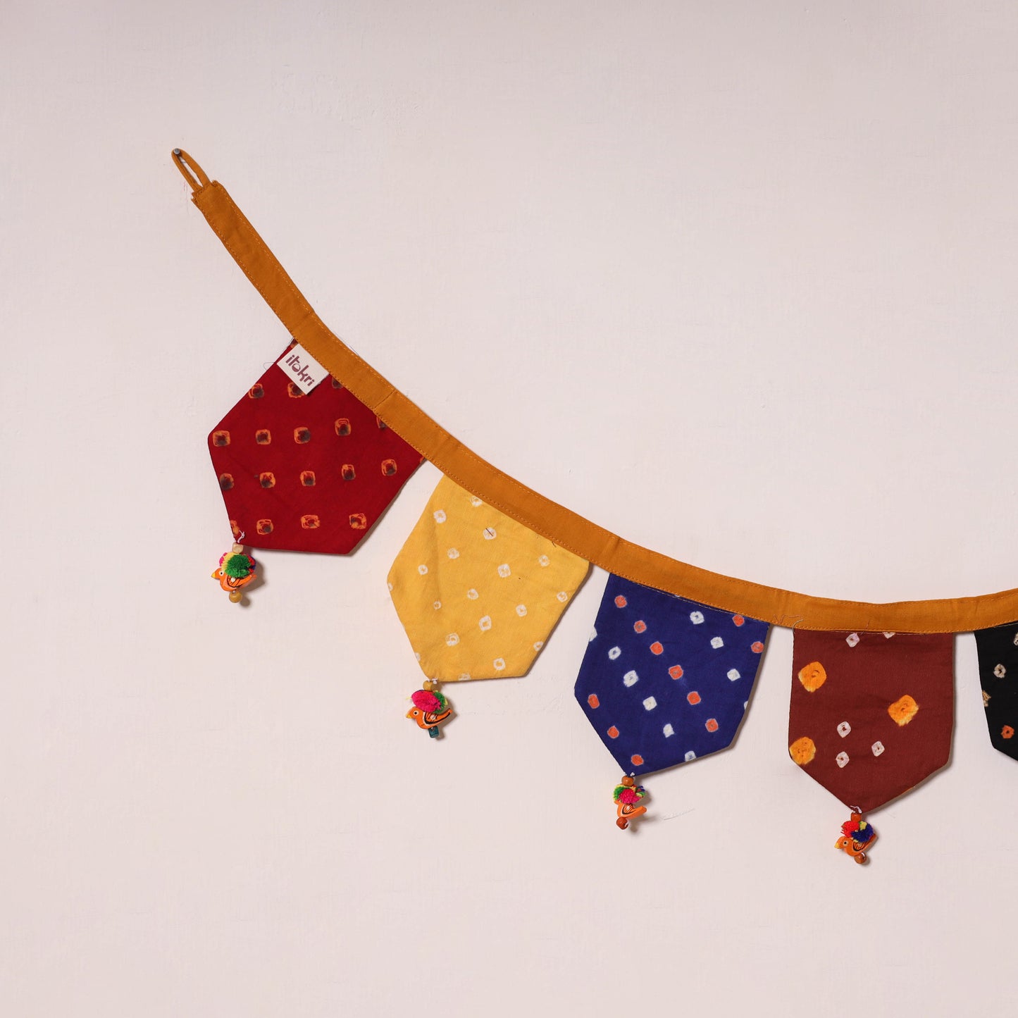 Multicolor - decorative handmade fabric toran 42