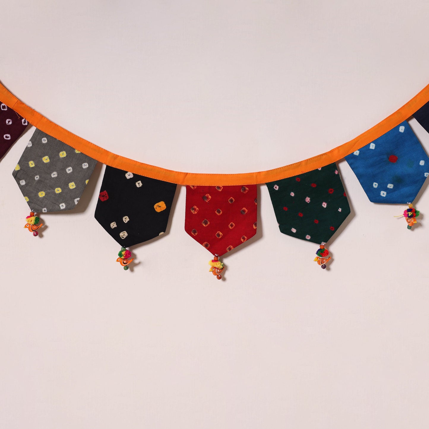 Multicolor - decorative handmade fabric toran 43