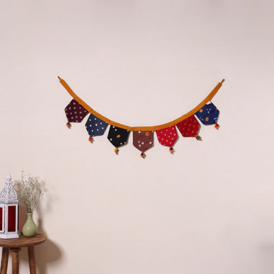 Multicolor - decorative handmade fabric toran 44