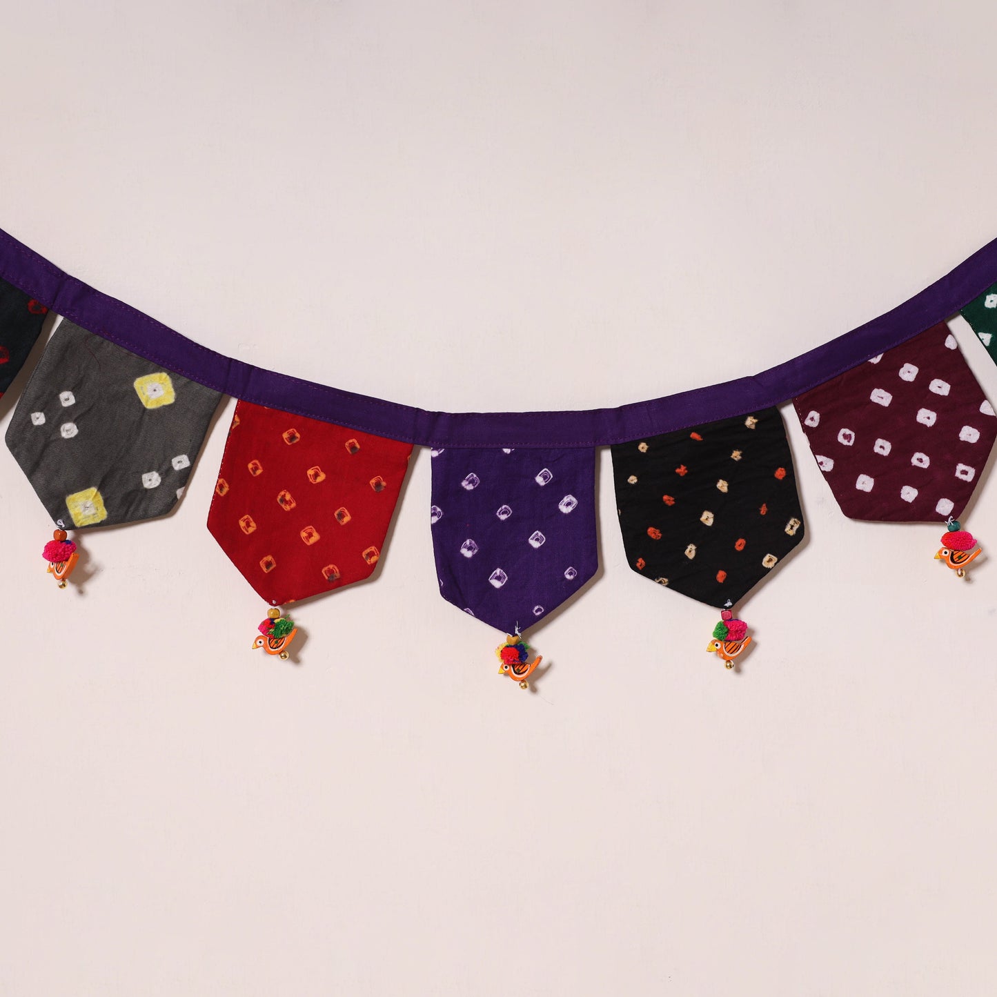 Multicolor - decorative handmade fabric toran 47