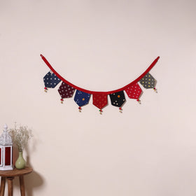 Multicolor - decorative handmade fabric toran 48