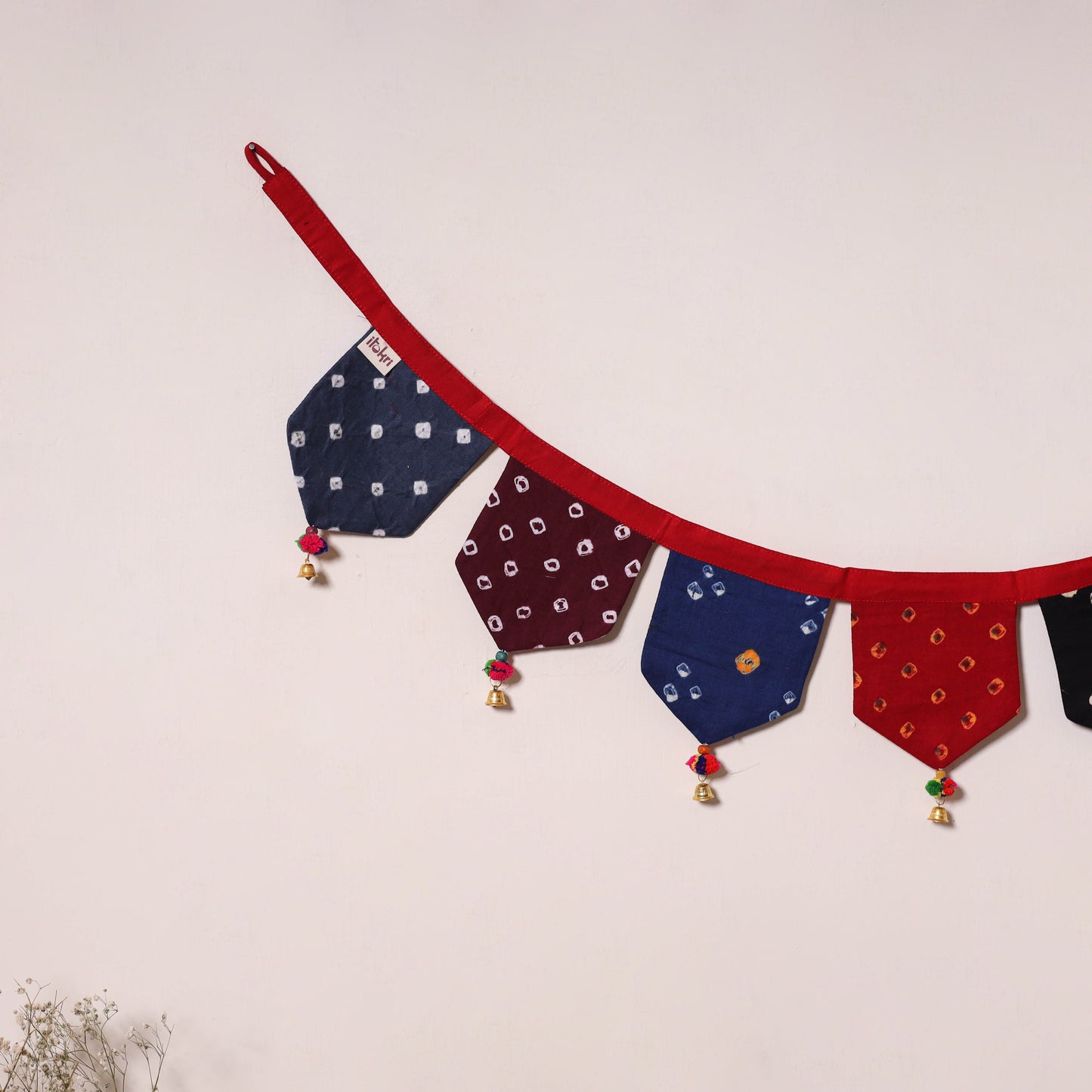 Multicolor - decorative handmade fabric toran 48