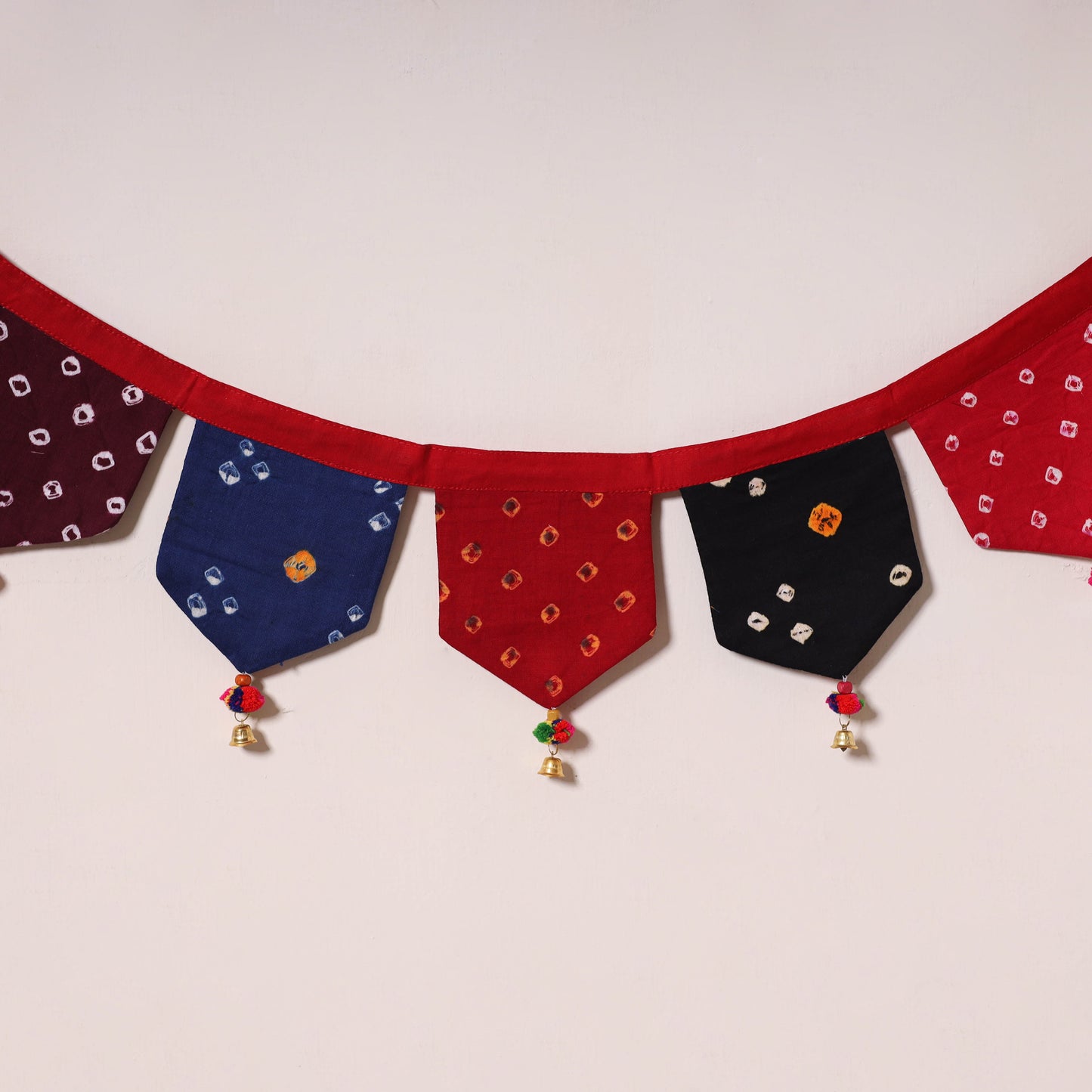 Multicolor - decorative handmade fabric toran 48