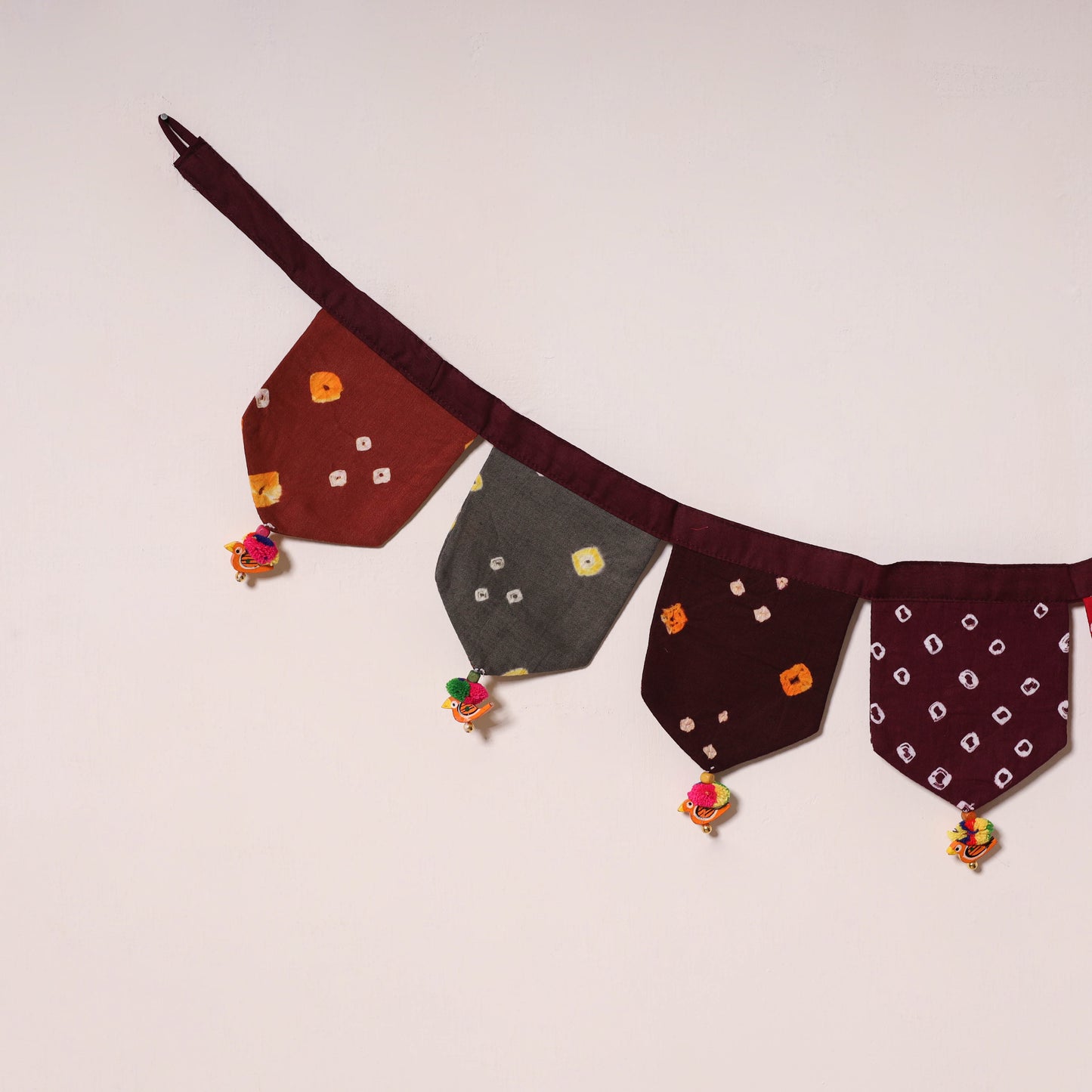 Multicolor - decorative handmade fabric toran 49