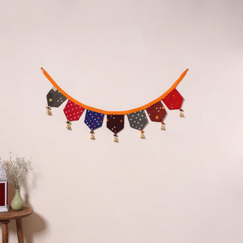 Multicolor - decorative handmade fabric toran 50