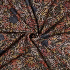 Multicolor - desi tussar silk handpainted srikalahasti pen