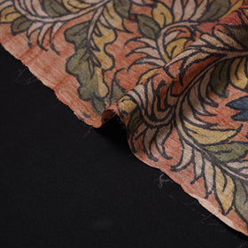 Multicolor - desi tussar silk handpainted srikalahasti pen