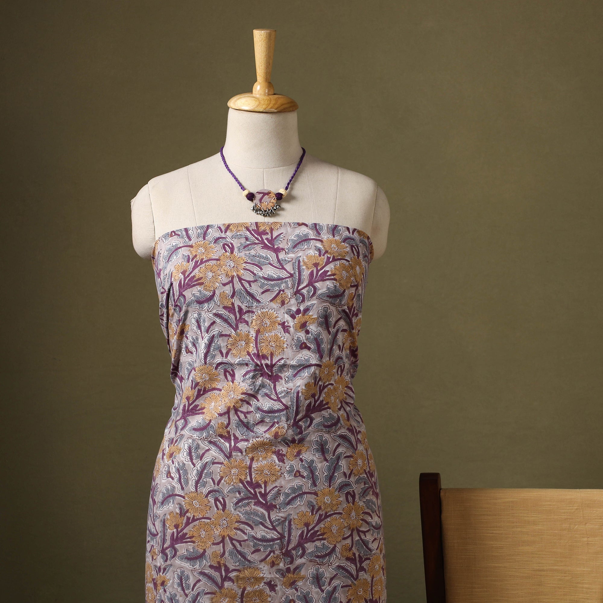 Multicolor - designer! Cotton unstitched dress material