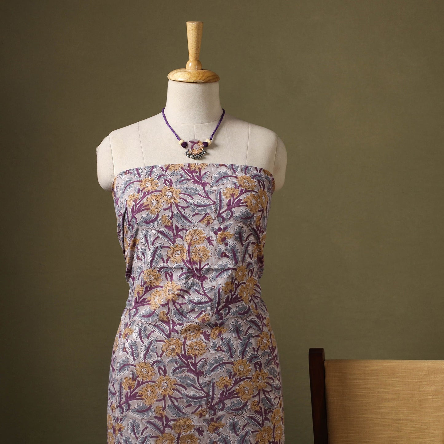 Multicolor - designer! Cotton unstitched dress material