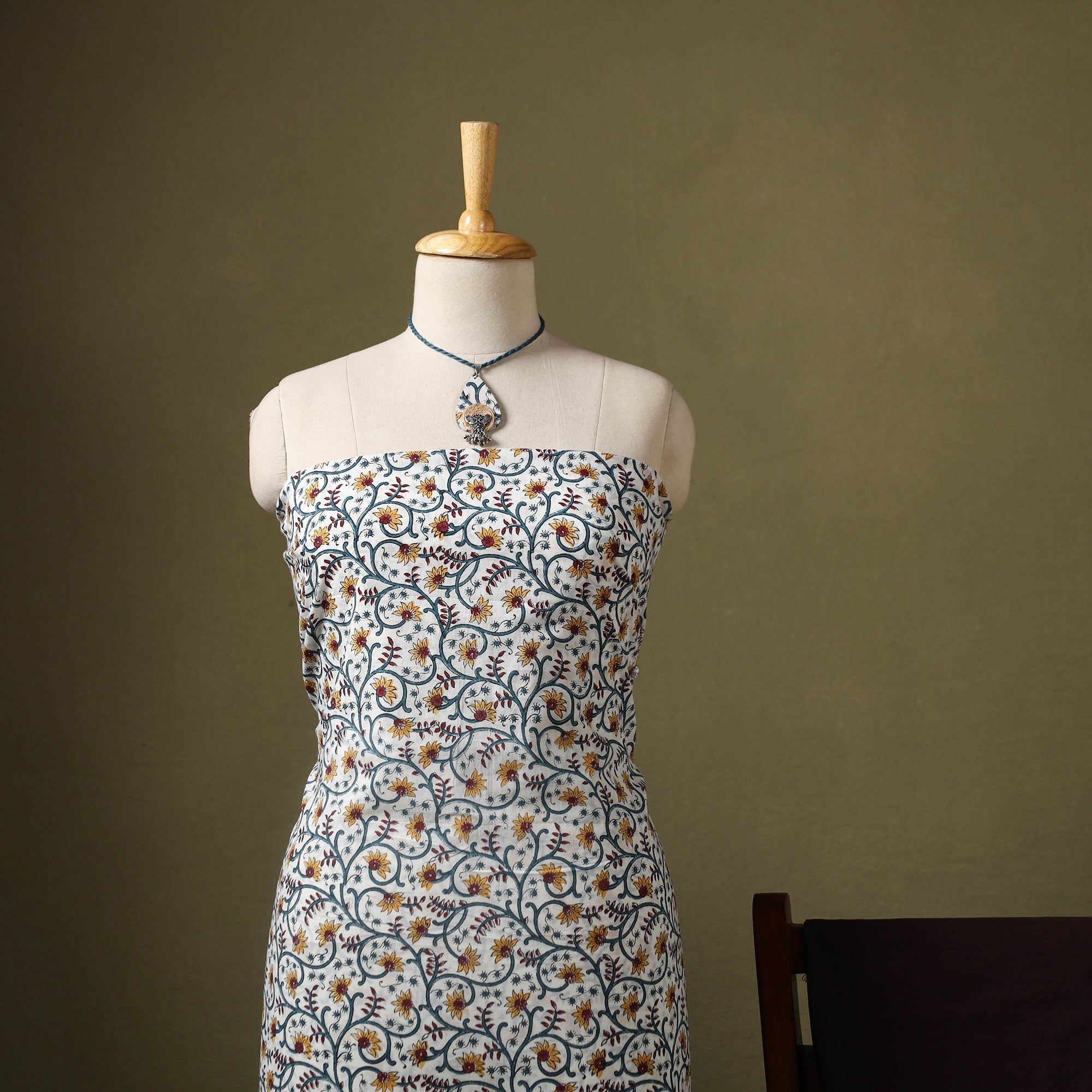 Multicolor - designer! Cotton unstitched dress material