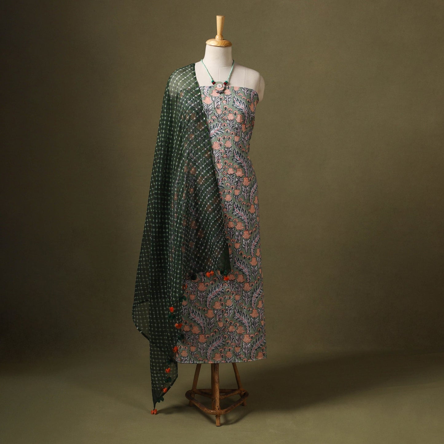 Multicolor - designer! Cotton unstitched dress material