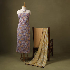 Multicolor - designer! Cotton unstitched dress material