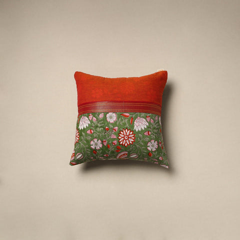 Dharwad & sanganeri patch cotton cushion cover 05
