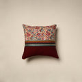 Dharwad & sanganeri patch cotton cushion cover 07