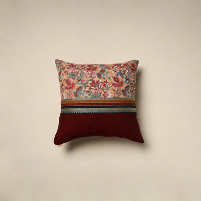 Dharwad & sanganeri patch cotton cushion cover 07