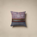 Dharwad & sanganeri patch cotton cushion cover 09