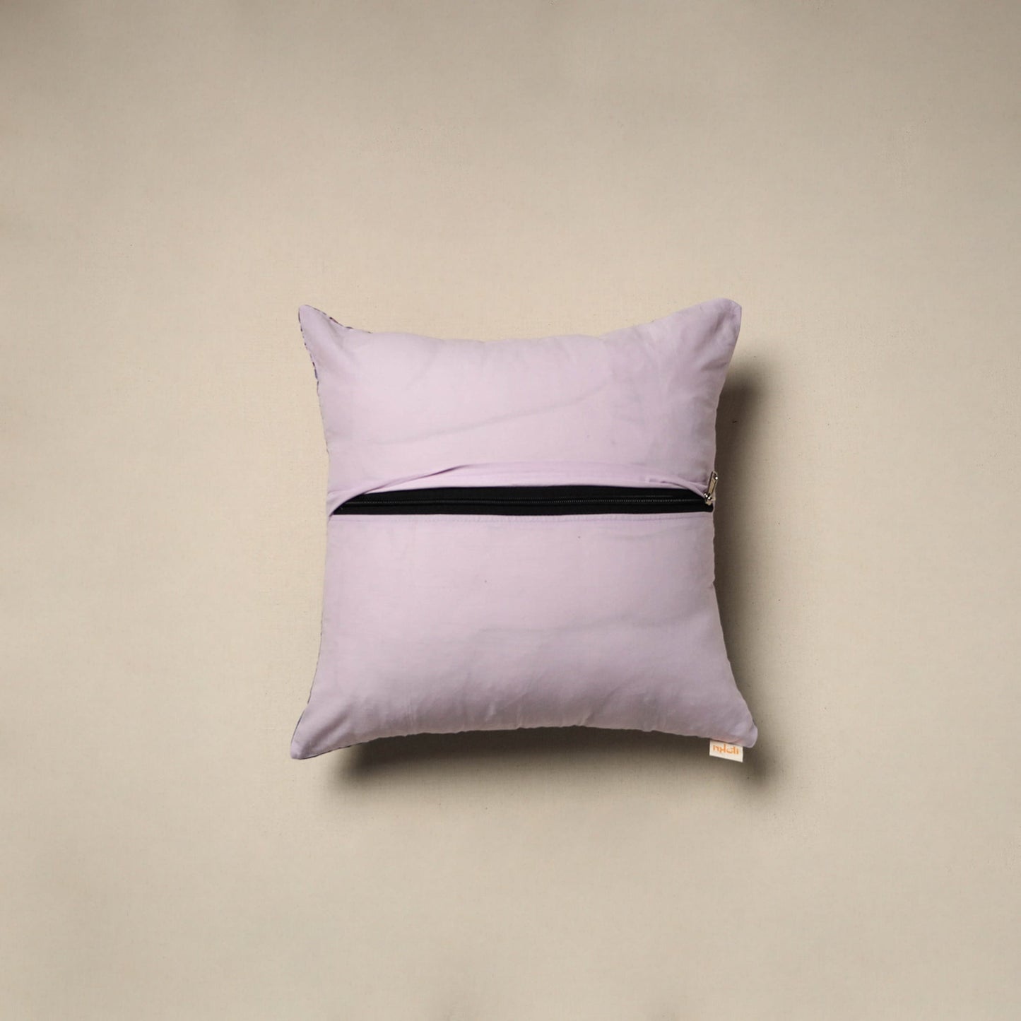 Dharwad & sanganeri patch cotton cushion cover 09