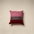Dharwad & sanganeri patch cotton cushion cover 12