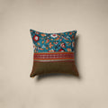 Dharwad & sanganeri patch cotton cushion cover 13