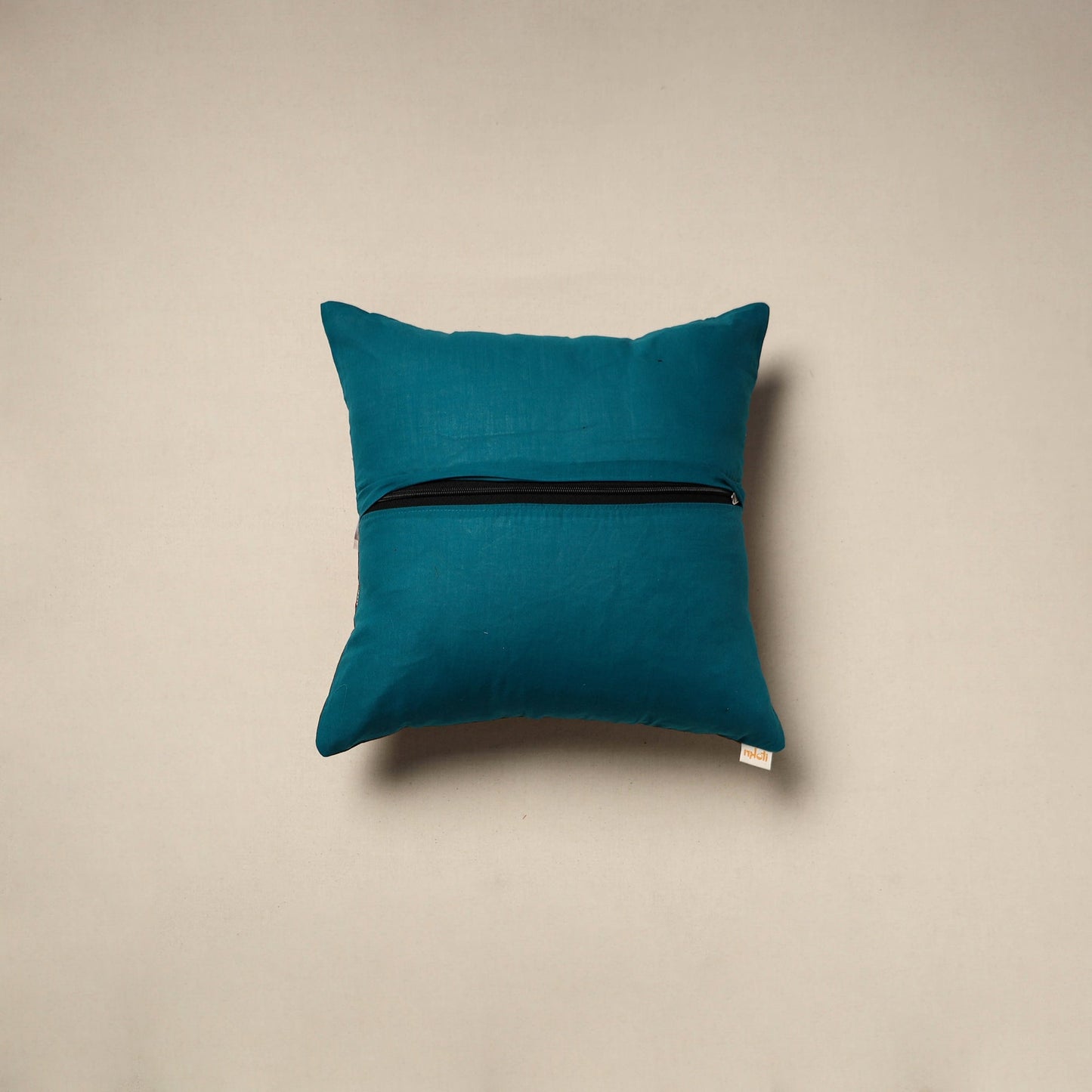 Dharwad & sanganeri patch cotton cushion cover 13