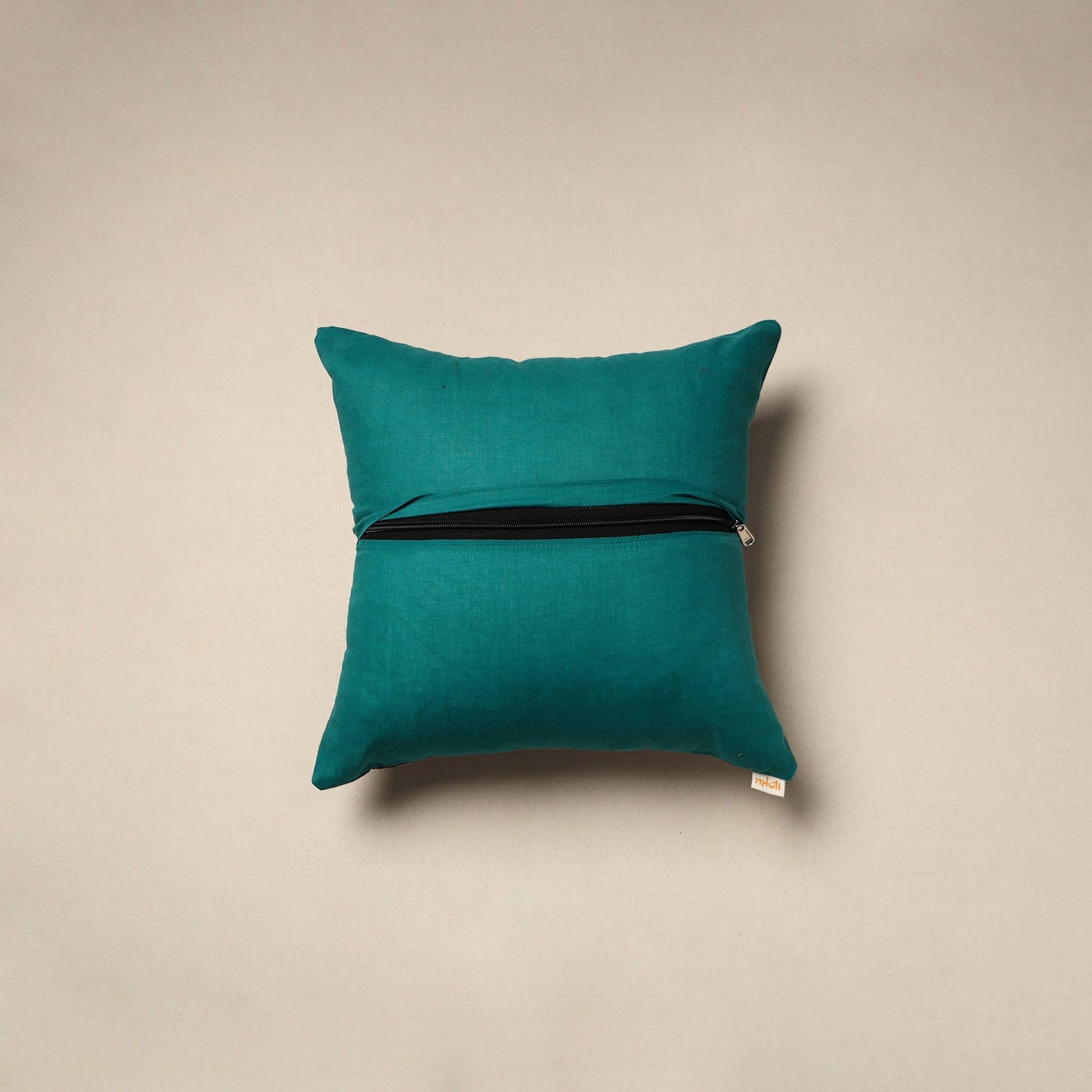 Dharwad & sanganeri patch cotton cushion cover 14