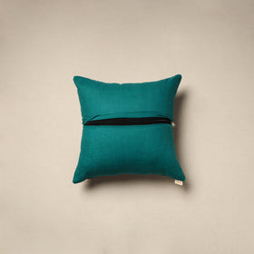 Dharwad & sanganeri patch cotton cushion cover 14