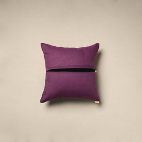 Dharwad & sanganeri patch cotton cushion cover 15