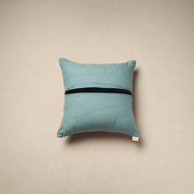 Dharwad & sanganeri patch cotton cushion cover 20