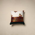 Dharwad & sanganeri patch cotton cushion cover 27