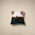 Dharwad & sanganeri patch cotton cushion cover 28