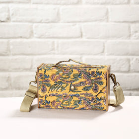 Multicolor DIY Box Sling Bag / Clutch with Changeable Sleeve