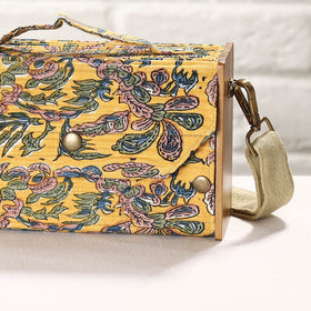 Multicolor DIY Box Sling Bag / Clutch with Changeable Sleeve