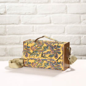 Multicolor DIY Box Sling Bag / Clutch with Changeable Sleeve