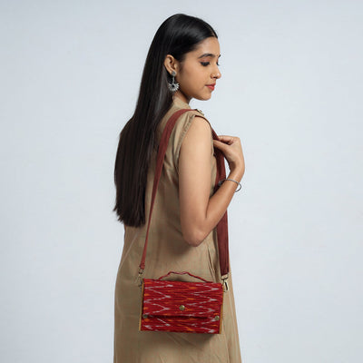 Multicolor DIY Round Sling Bag / Clutch With Changeable Sleeve