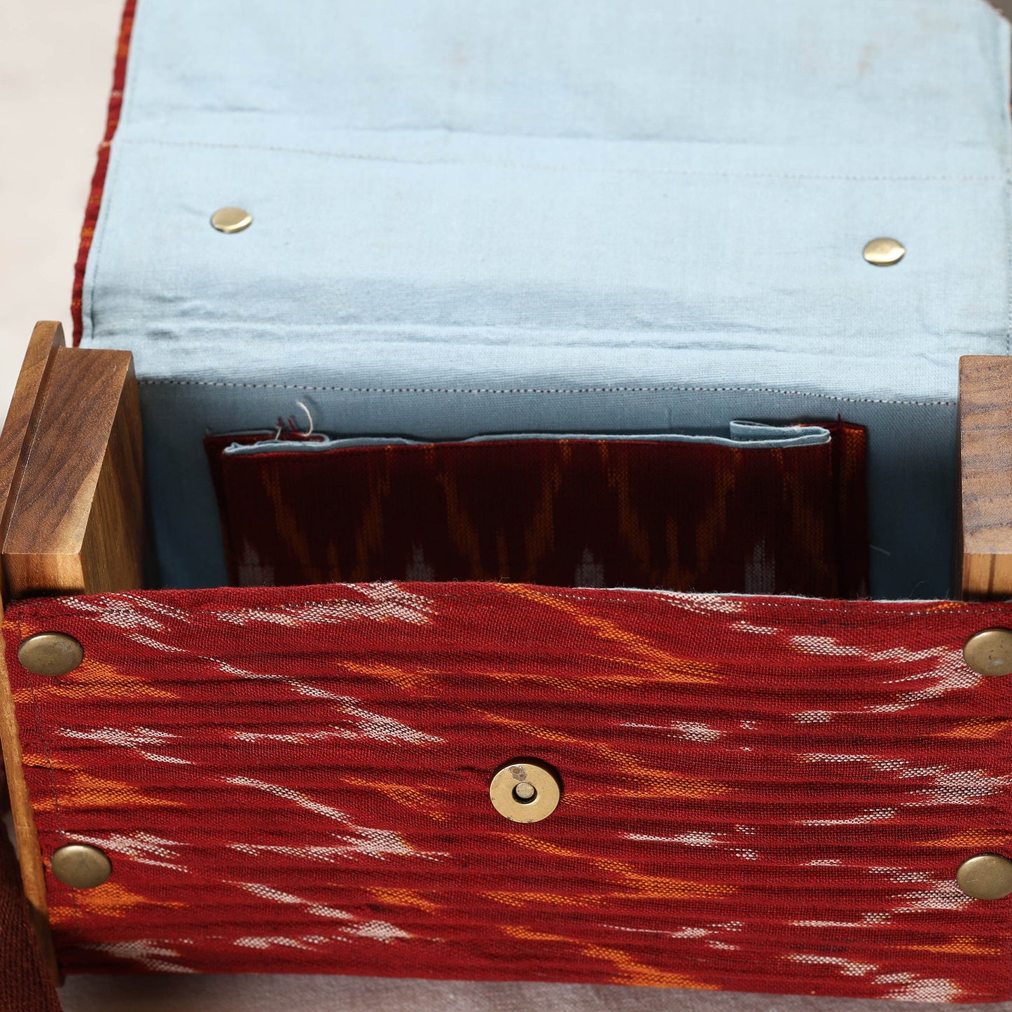 Multicolor DIY Round Sling Bag / Clutch With Changeable Sleeve