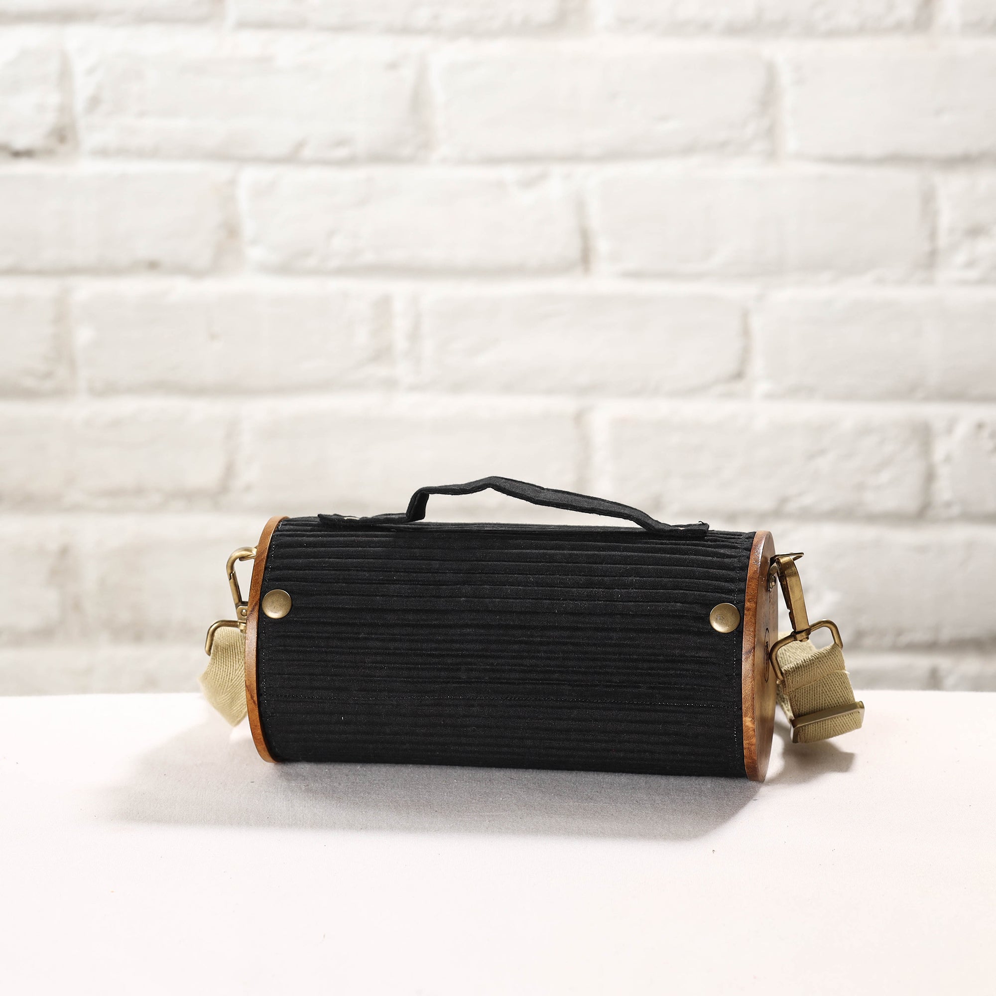 Multicolor DIY Round Sling Bag / Clutch With Changeable Sleeve