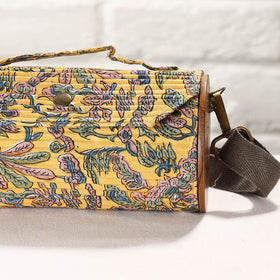 Multicolor DIY Round Sling Bag / Clutch With Changeable Sleeve