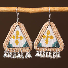Buy Drishti Handcrafted Fabart Jute Earrings 