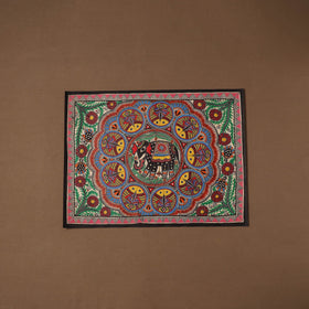 Handpainted madhubani painting by hira devi (22 x 30 in) 03