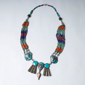 Buy Ethnic Tribal Tibetan Beadwork Necklace from Himalaya Online at iTokri.com