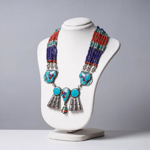  Ethnic Tribal Tibetan Beadwork Necklace from Himalaya Online at iTokri.com