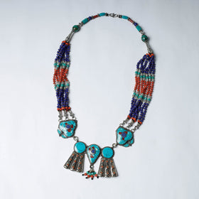  Ethnic Tribal Tibetan Beadwork Necklace from Himalaya Online at iTokri.com