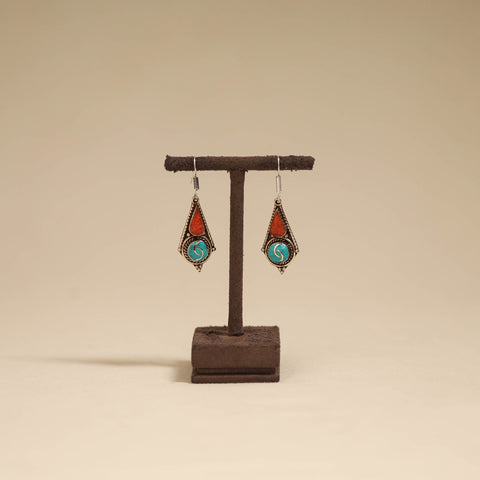 Ethnic tribal tibetan earrings from himalaya 08